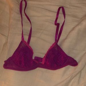 Intimately by Free People Pink Lace Bra